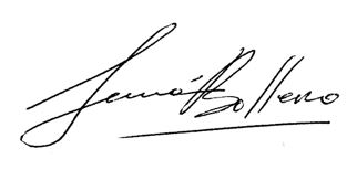 Germán Bollero signature
