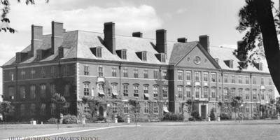Historical photo of Mumford Hall. 